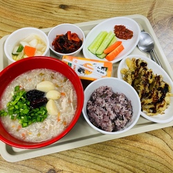  보양식 녹두닭죽