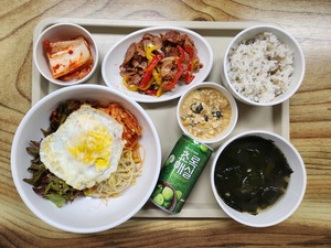 찰보리밥열무비빔밥