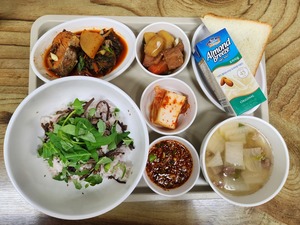 고사리깻순밥
